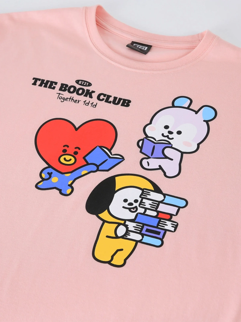 POLERA NIÑA BT21 MANGA CORTA ESTAMPADO - 3