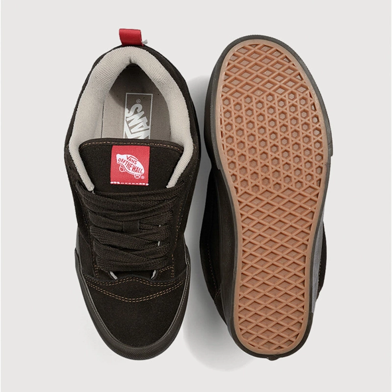 ZAPATILLAS HOMBRE VANS URBANAS CAFÉ KNU SKOOL CUERO - 4