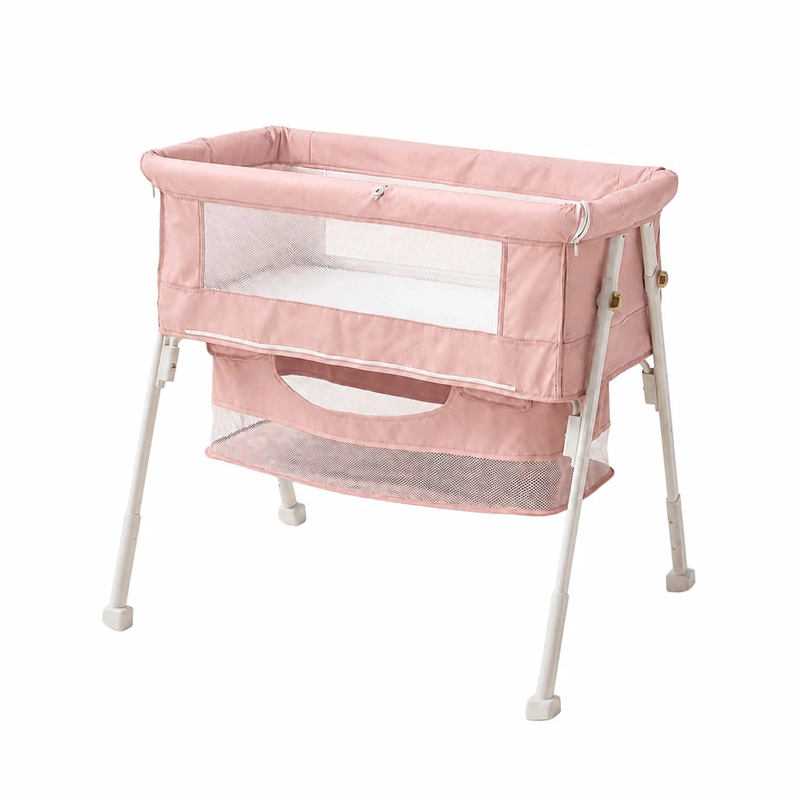 CUNA COLECHO KIDSCOOL MULTIFUNCIONAL PLEGABLE ROSADO - 4
