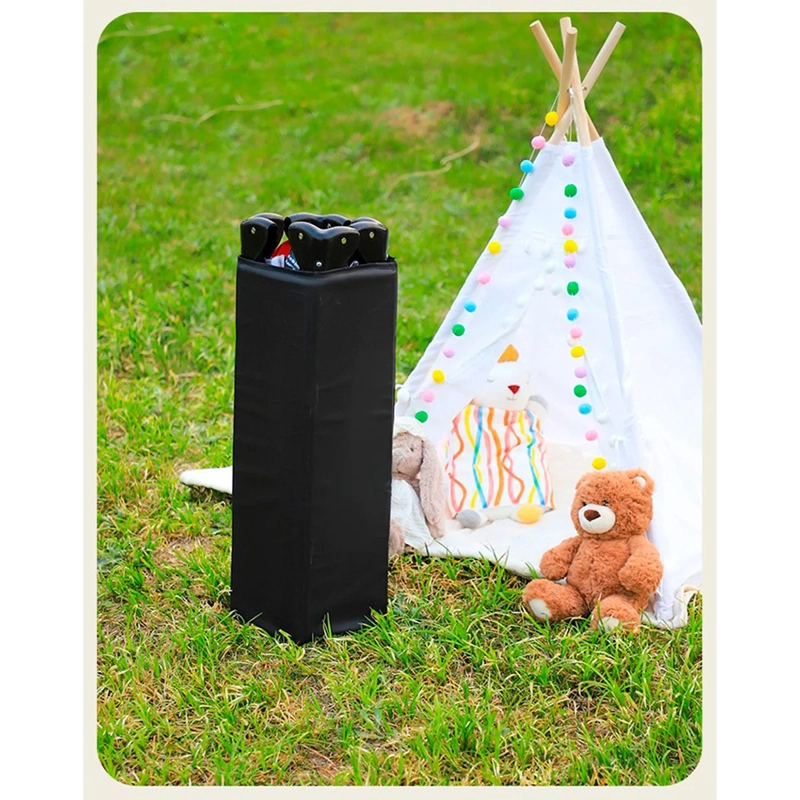 CUNA CORRAL KIDSCOOL PLEGABLE Y PORTÁTIL NEGRO - 5