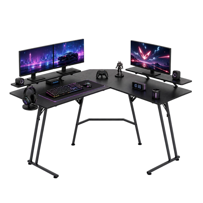 ESCRITORIO GAMER KIDSCOOL LUCES 2 REPISAS - 2