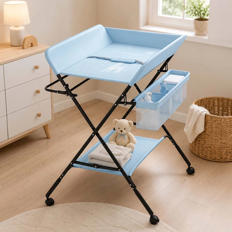 MUDADOR KIDSCOOL PLEGABLE AJUSTABLE AZUL - 1