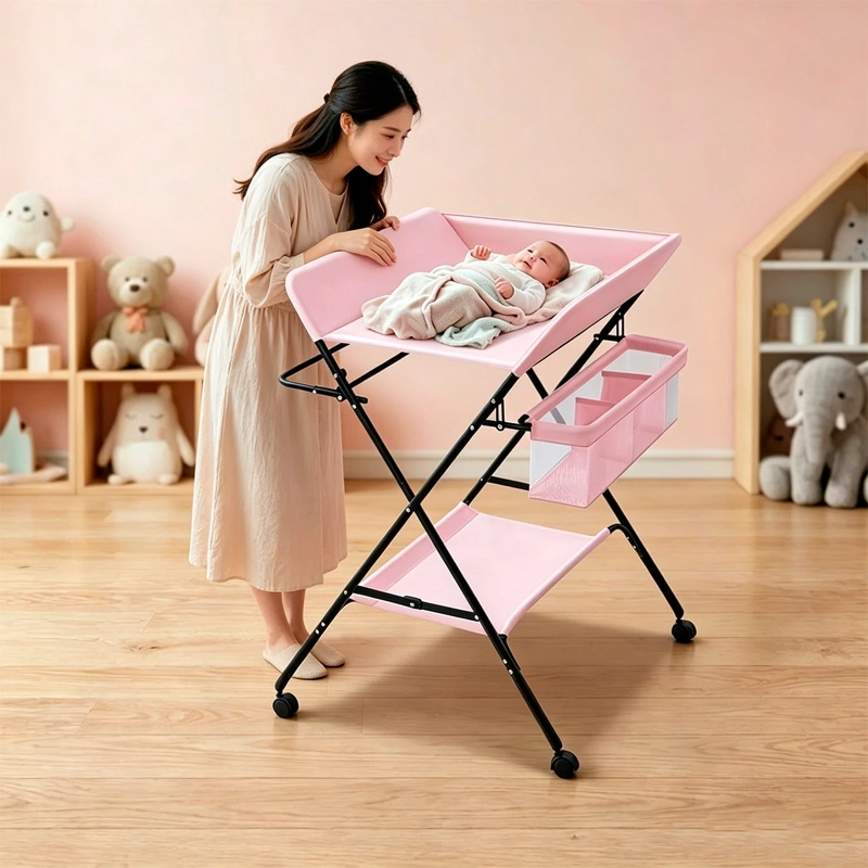 MUDADOR KIDSCOOL PLEGABLE AJUSTABLE ROSA - 4