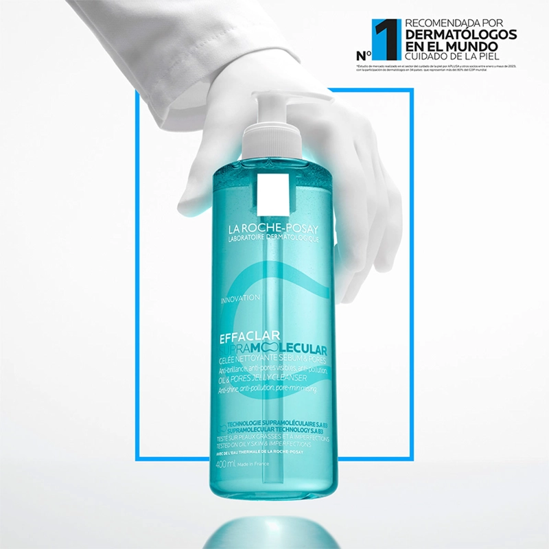 GEL LIMPIADOR LA ROCHE POSAY EFFACLAR SUSPRAMOLECULAR 400ML - 5