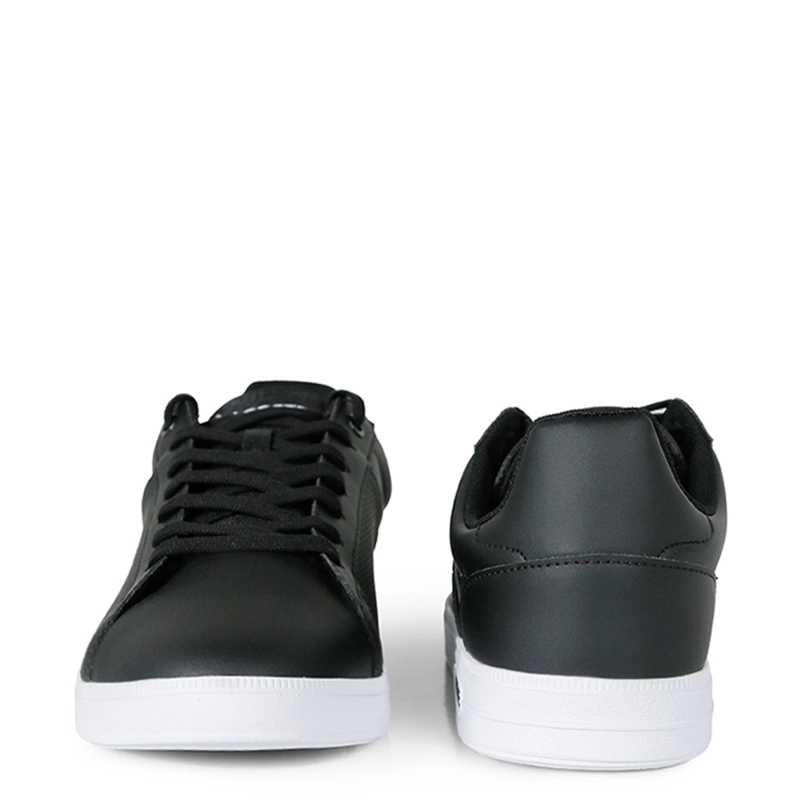 ZAPATILLAS HOMBRE LACOSTE URBANAS NEGRO EURO BAS CUERO - 4