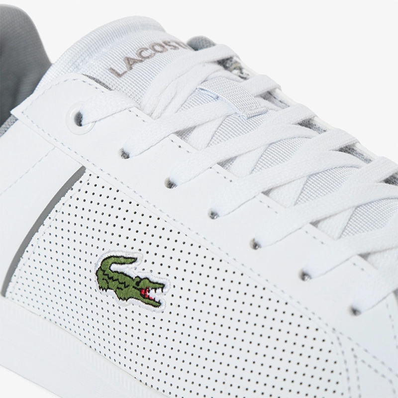 ZAPATILLAS HOMBRE LACOSTE URBANAS BLANCO EURO BAS CUERO - 6