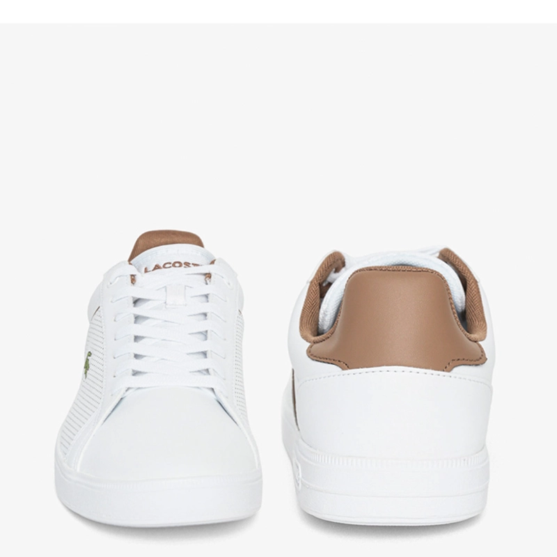 ZAPATILLAS HOMBRE LACOSTE URBANAS BLANCO EURO BAS CUERO - 5