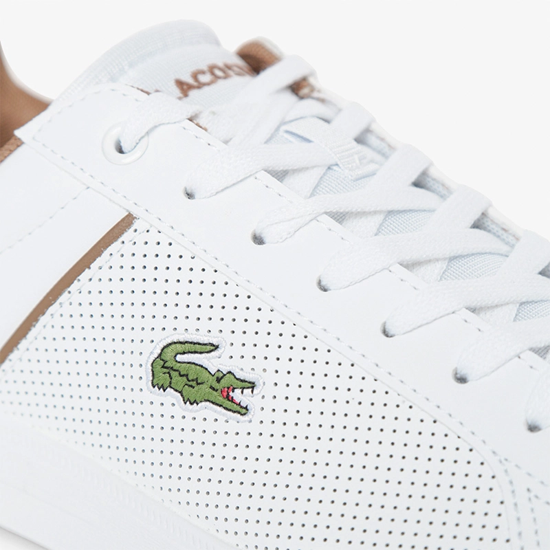 ZAPATILLAS HOMBRE LACOSTE URBANAS BLANCO EURO BAS CUERO - 6