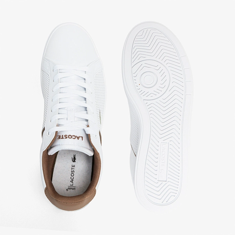 ZAPATILLAS HOMBRE LACOSTE URBANAS BLANCO EURO BAS CUERO - 4