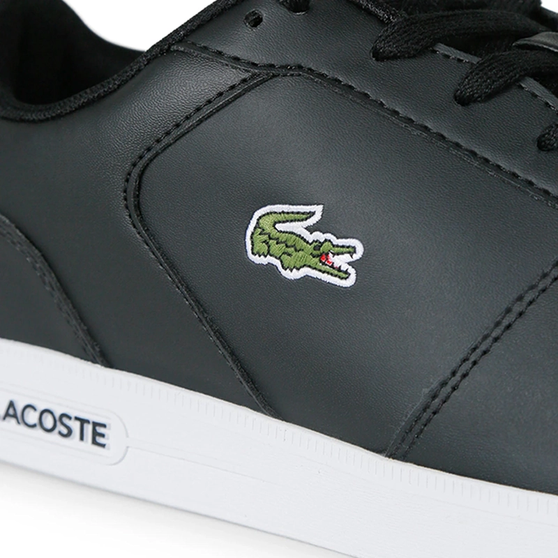 ZAPATILLAS HOMBRE LACOSTE URBANAS NEGRO T-BASE CUERO - 5