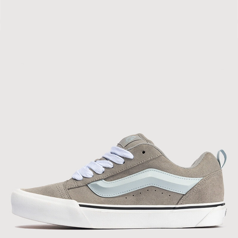 ZAPATILLAS MUJER VANS URBANAS GRIS KNU SKOOL POP GA CUERO - 1