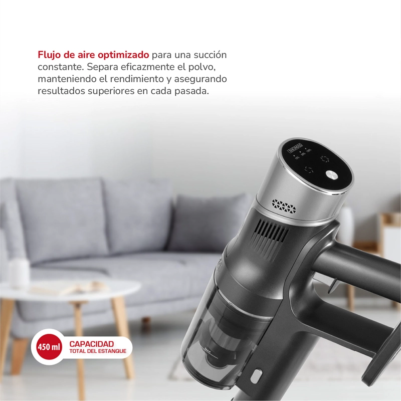 ASPIRADORA VERTICAL THOMAS INALÁMBRICO STICK POWERCLEAN 400 TH-1035 - 3