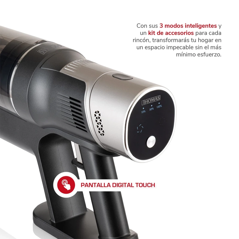 ASPIRADORA VERTICAL THOMAS INALÁMBRICO STICK SMARTCLEAN 500 TH-1040ES - 4
