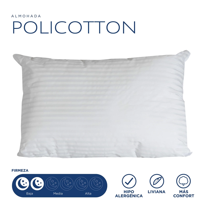 COLCHÓN FLEX ESTOCOLMO 2 PLAZAS BOX + 2 ALMOHADAS + CUBRECOLCHÓN - 4