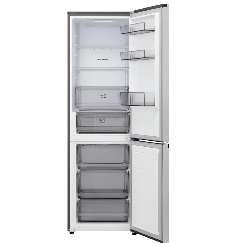 REFRIGERADOR BOTTOM FREEZER LG GB30BPY 333L NO FROST PLATA - 3