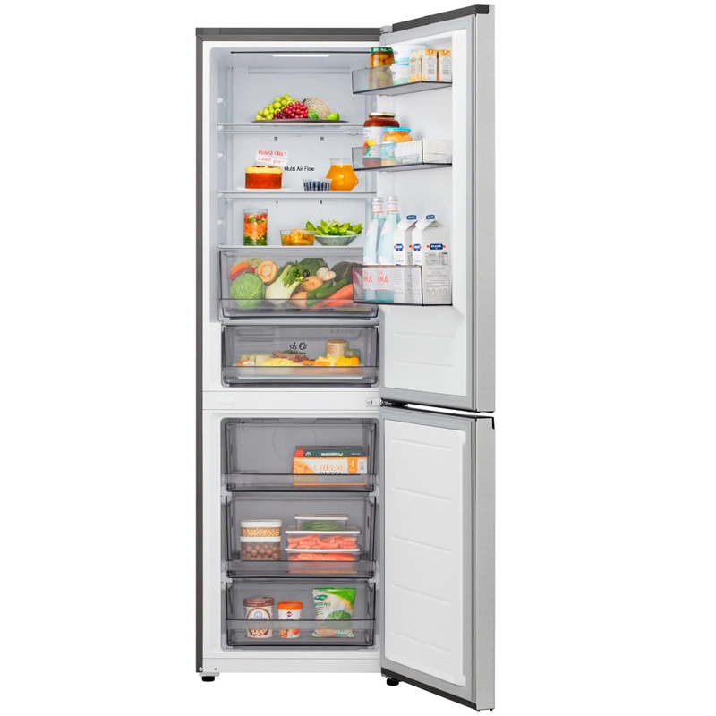 REFRIGERADOR BOTTOM FREEZER LG GB30BPY 333L NO FROST PLATA - 6