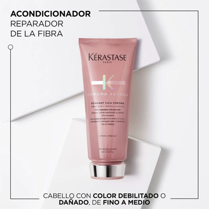 SET CUIDADO KERASTASE CHROMA SHAMPOO 250ML+ACONDICIONADOR 200ML - 5