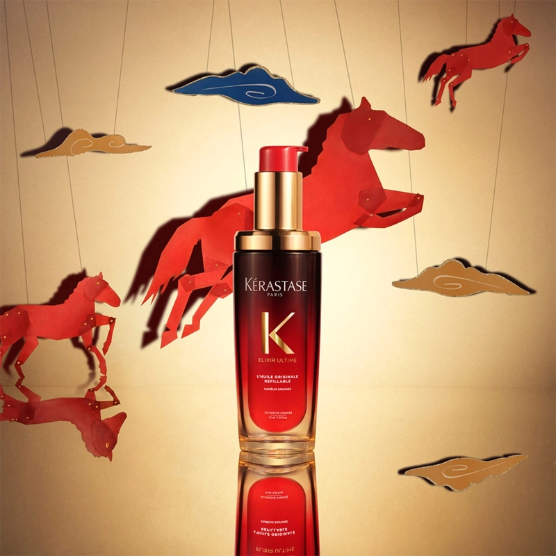 ACEITE KERASTASE L'HUILE CNY ELIXIR ULTIME 75ML LIMITED EDITION - 5