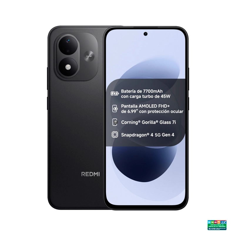 SMARTPHONE XIAOMI REDMI NOTE 17 5G 128GB 6GB RAM 50MP 6.9” - 2