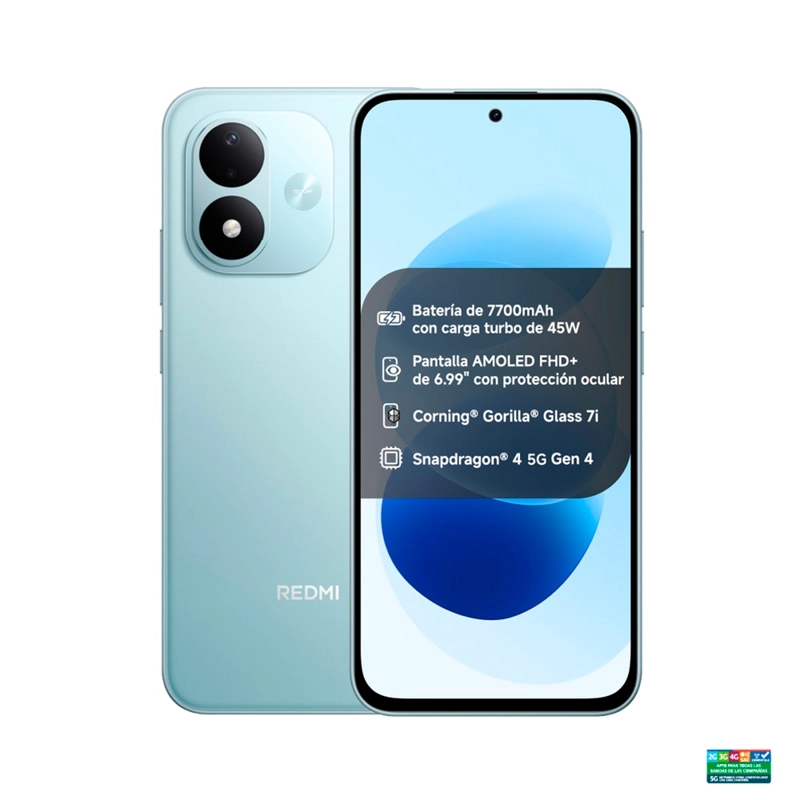 SMARTPHONE XIAOMI REDMI NOTE 17 5G 128GB 6GB RAM 50MP 6.9” - 2
