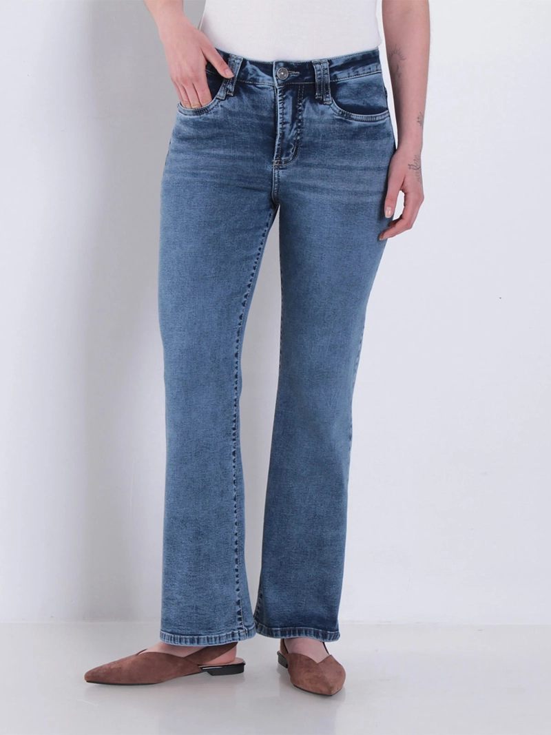 JEANS MUJER WADOS ALGODÓN RECTO TIRO ALTO - 2