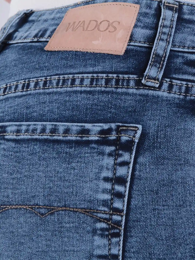 JEANS MUJER WADOS ALGODÓN RECTO TIRO ALTO - 6
