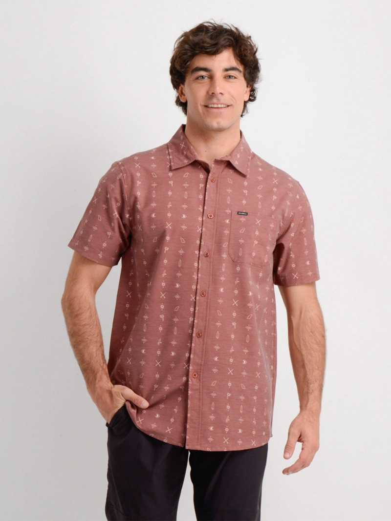 CAMISA HOMBRE ONEILL MANGA CORTA TRAVERSE BOARD