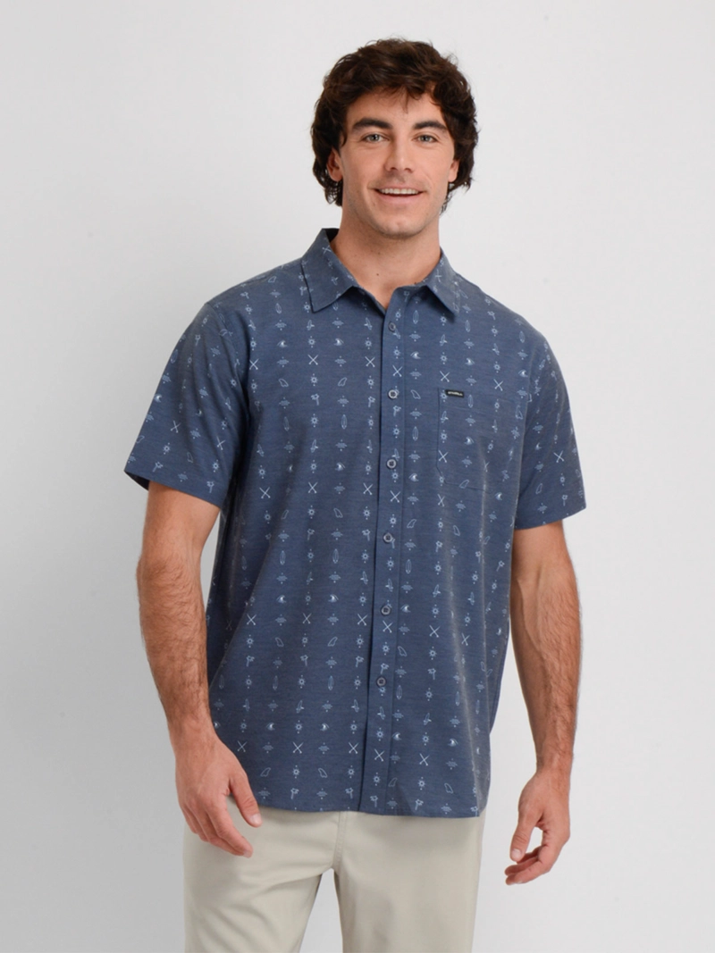 CAMISA HOMBRE ONEILL MANGA CORTA TRAVERSE BOARD - 1