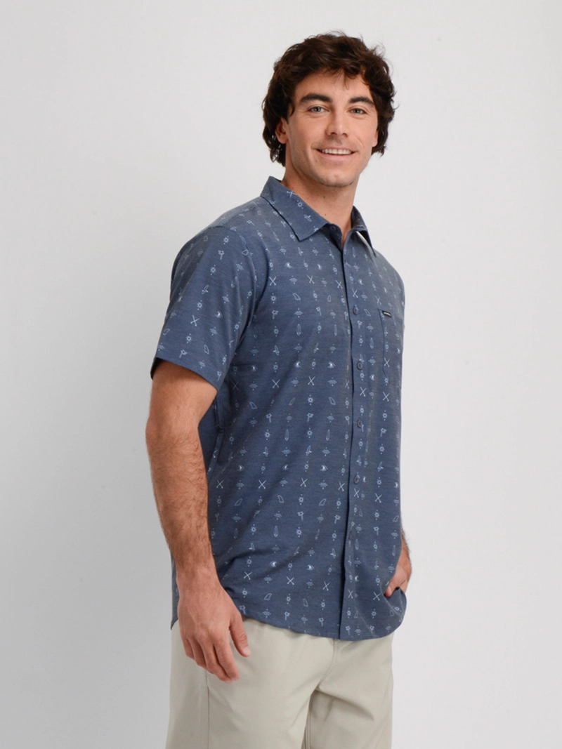 CAMISA HOMBRE ONEILL MANGA CORTA TRAVERSE BOARD - 3