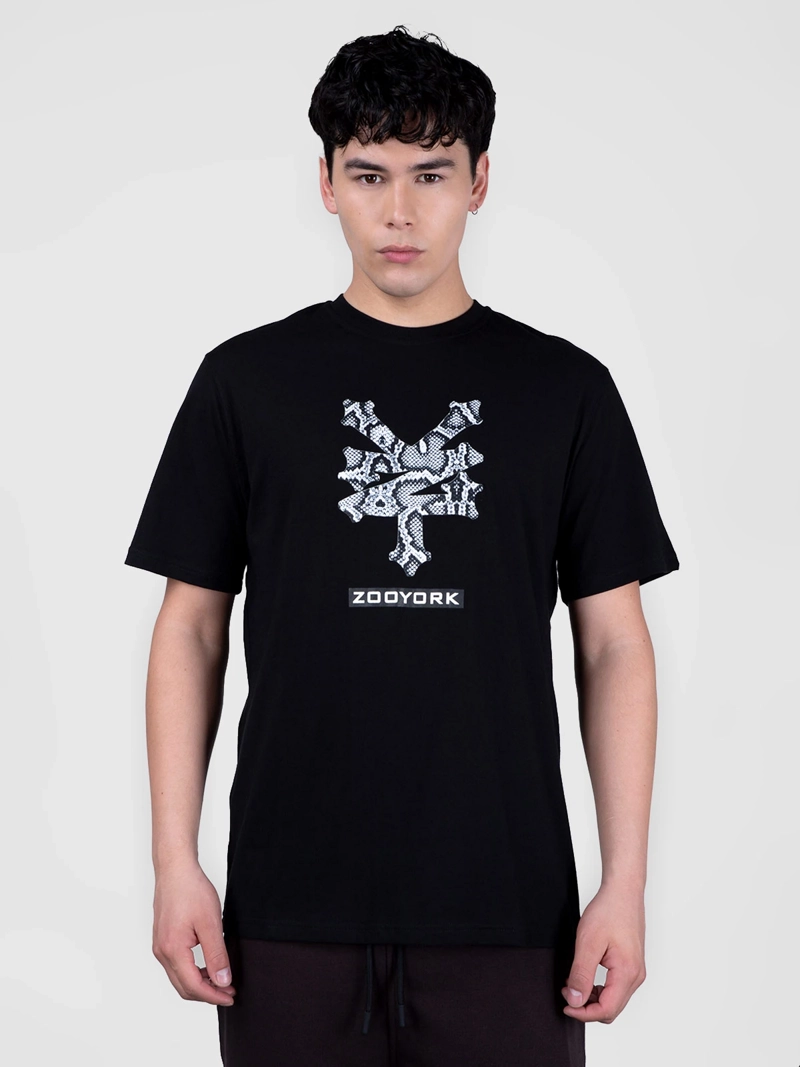 POLERA HOMBRE ZOO YORK ALGODÓN MANGA CORTA SNAKE - 1