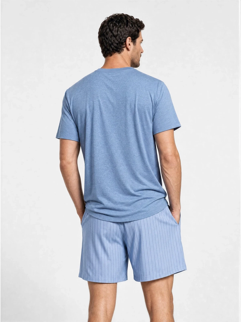PIJAMA HOMBRE PALMERS ALGODÓN CUELLO REDONDO - 2