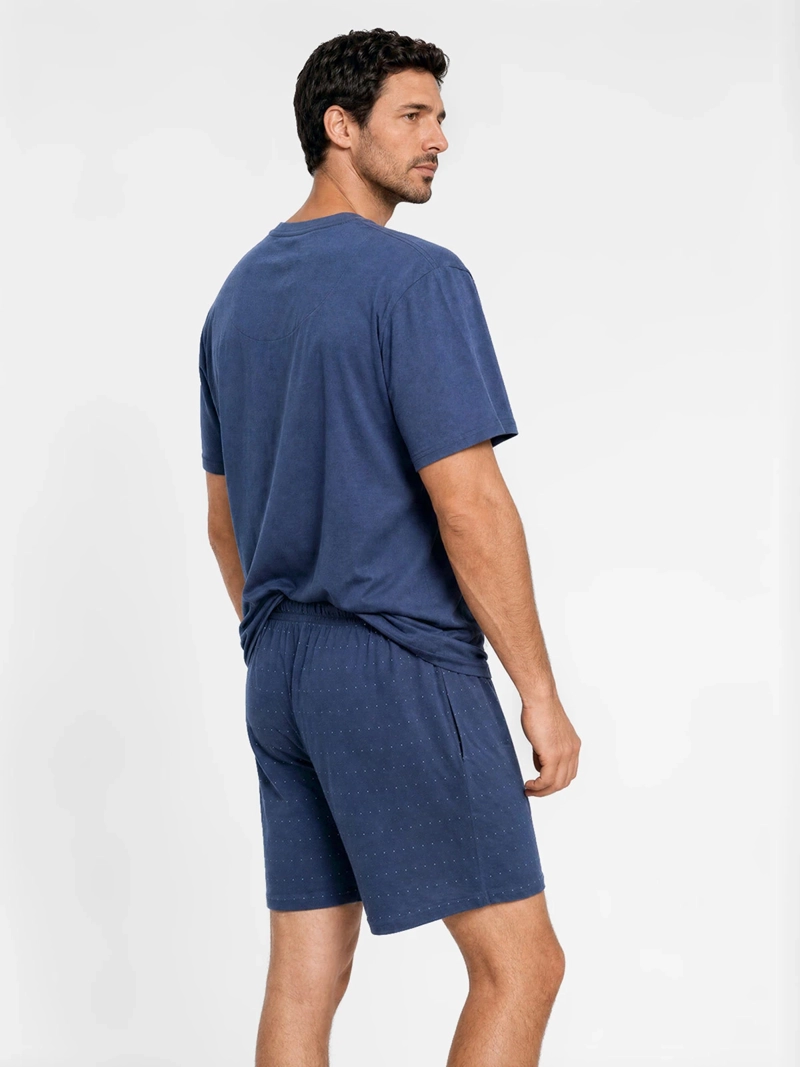 PIJAMA HOMBRE PALMERS ALGODÓN CUELLO ABOTONADO - 2