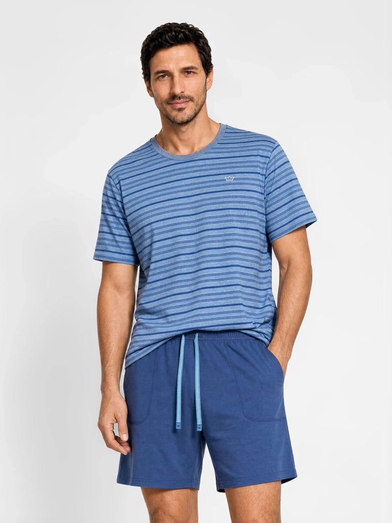 PIJAMA HOMBRE PALMERS MANGA CORTA - 1