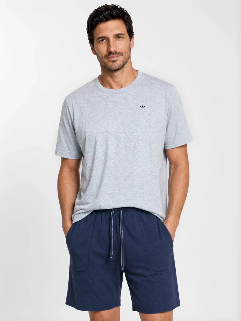 PIJAMA HOMBRE PALMERS MANGA CORTA - 1