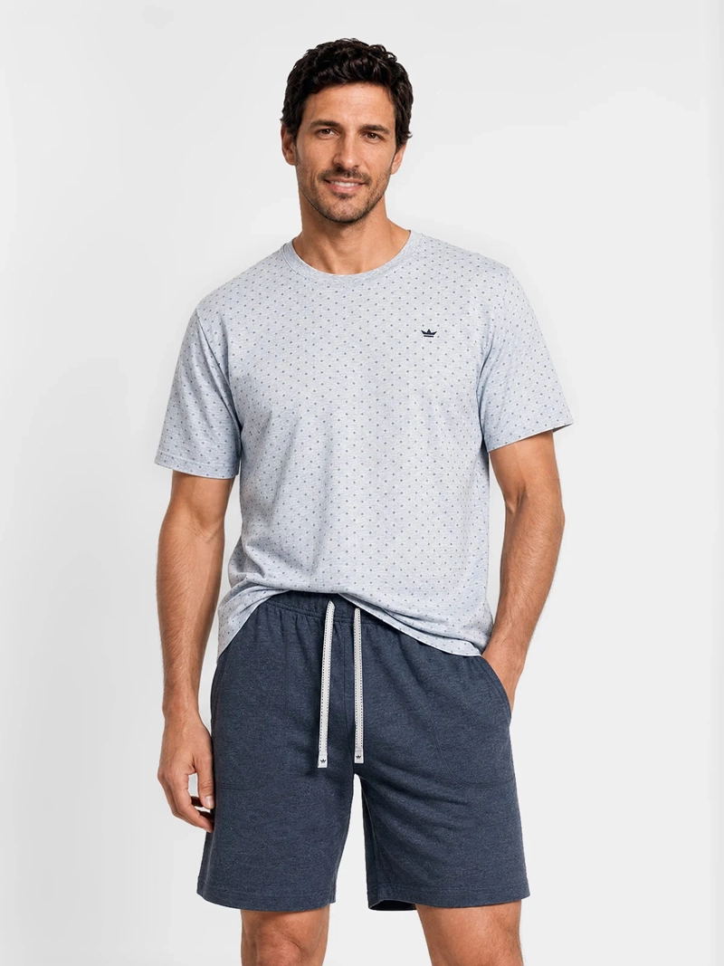 PIJAMA HOMBRE PALMERS MANGA CORTA - 1