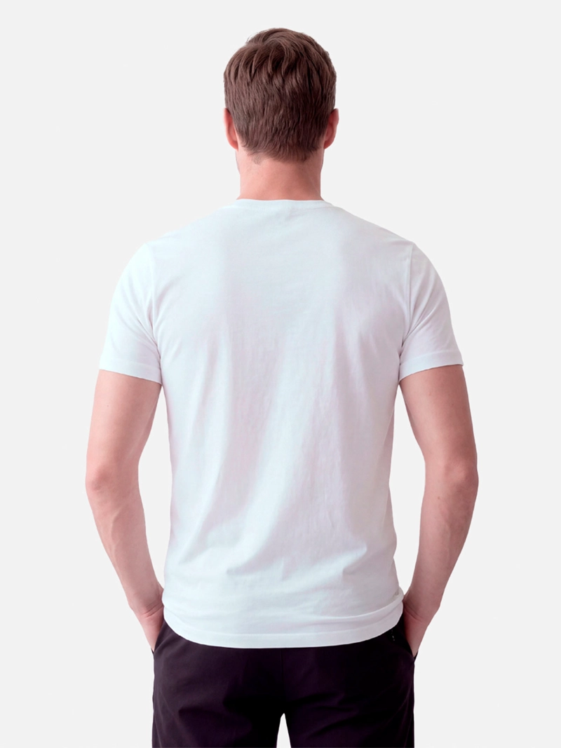POLERA HOMBRE LIPPI ULMO FRONT PRINT BLANCO - 4