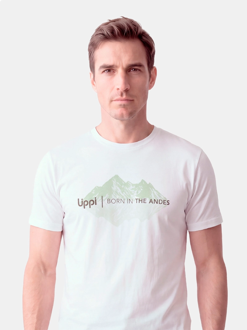 POLERA HOMBRE LIPPI ULMO FRONT PRINT BLANCO - 5