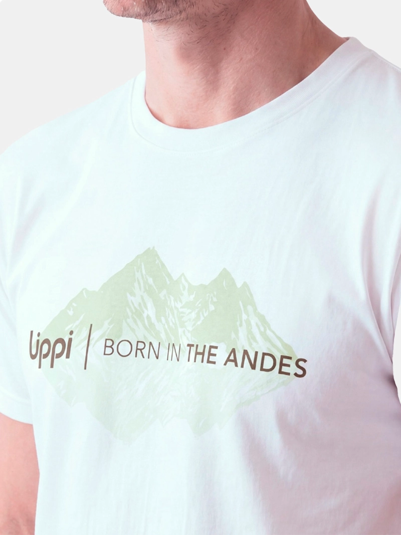 POLERA HOMBRE LIPPI ULMO FRONT PRINT BLANCO - 6