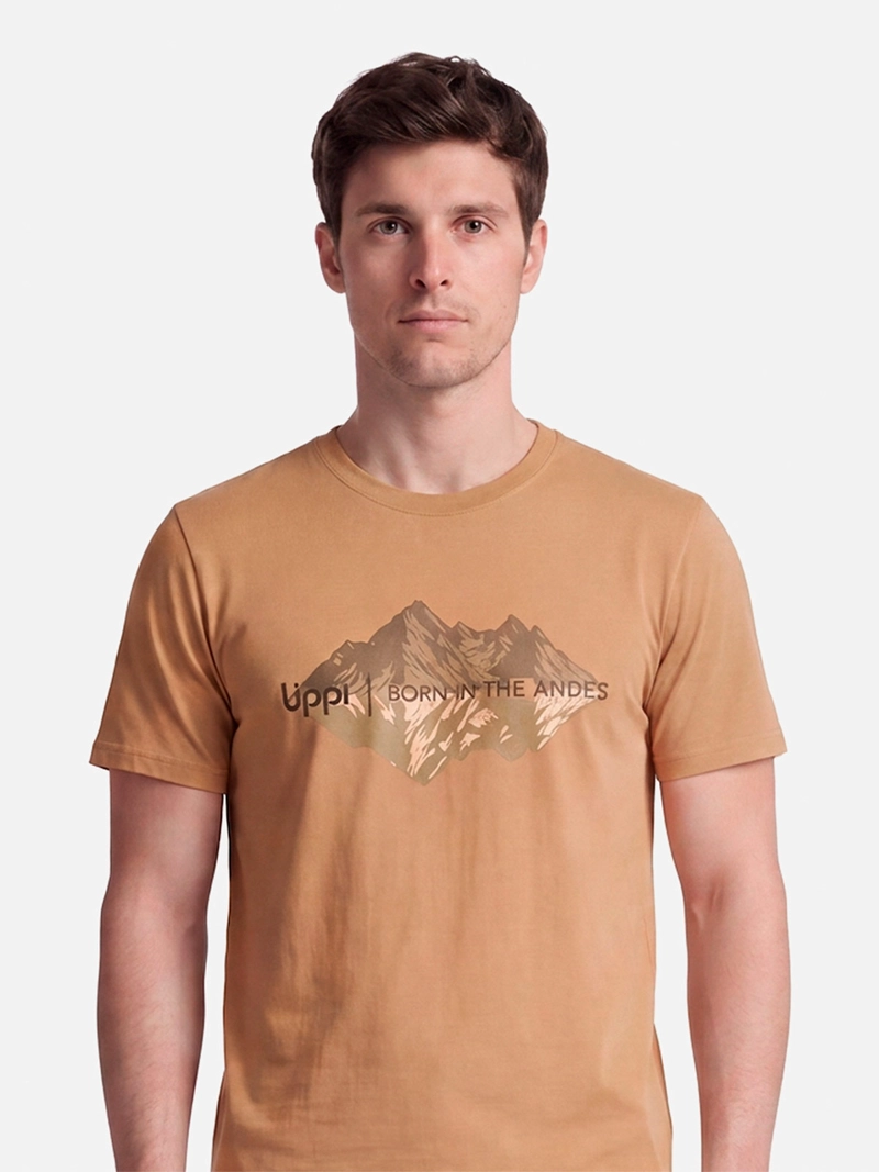 POLERA HOMBRE LIPPI ULMO FRONT PRINT CAMEL - 5