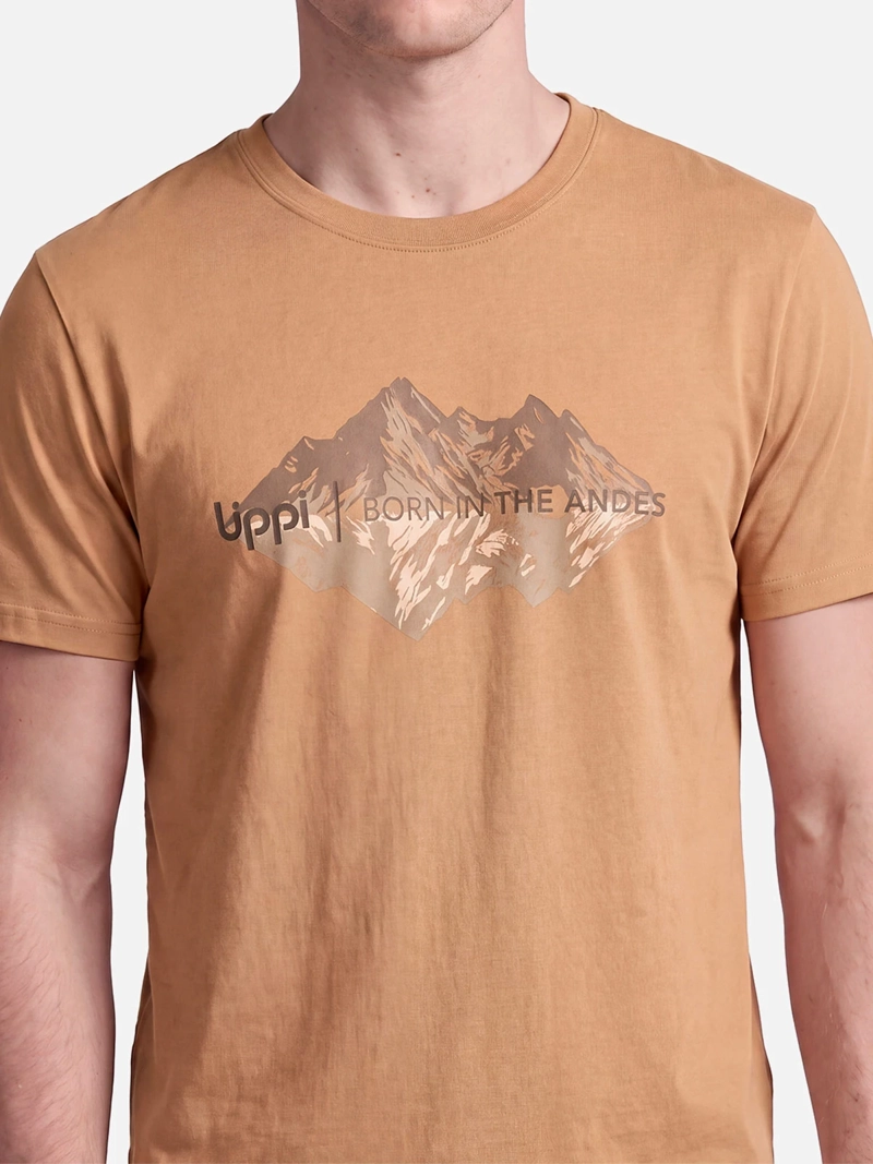 POLERA HOMBRE LIPPI ULMO FRONT PRINT CAMEL - 6