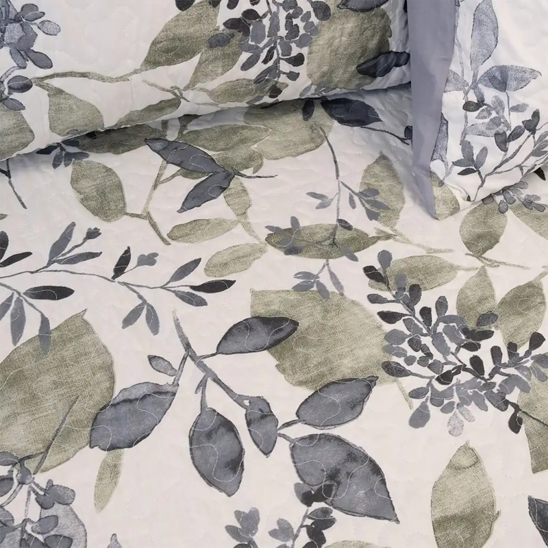 QUILT DORAL STITCHY ESTAMPADO LUMINA KING SILV - 3