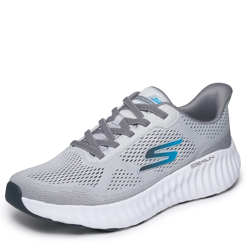 ZAPATILLAS HOMBRE SKECHERS CASUALES GRIS GO RUN NOW - 4