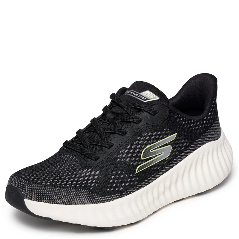 ZAPATILLAS MUJER SKECHERS CASUALES NEGRO GO RUN NOW - 4