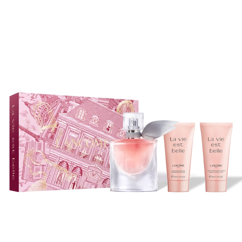 SET PERFUME MUJER LANCOME LA VIE EST BELLE EDP 30ML+50ML+50ML - 1