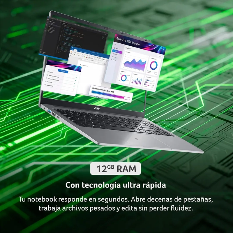 NOTEBOOK ACER ASPIRE LITE AL15-410P-R9ND-2 AMD RYZEN 5 12GB RAM 512GB SSD 15.6” - 4