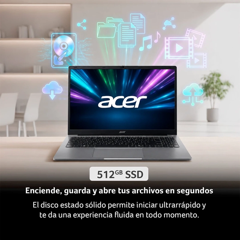 NOTEBOOK ACER ASPIRE LITE AL15-410P-R9ND-2 AMD RYZEN 5 12GB RAM 512GB SSD 15.6” - 6