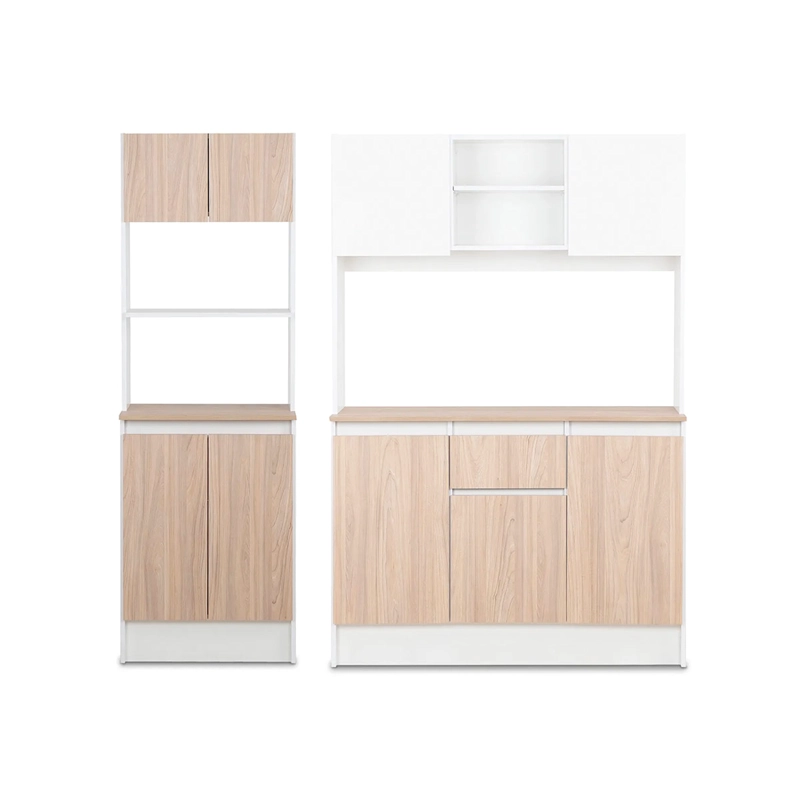 SET 2 MUEBLES DE COCINA CIC CAPRI + NÁPOLES BLANCO