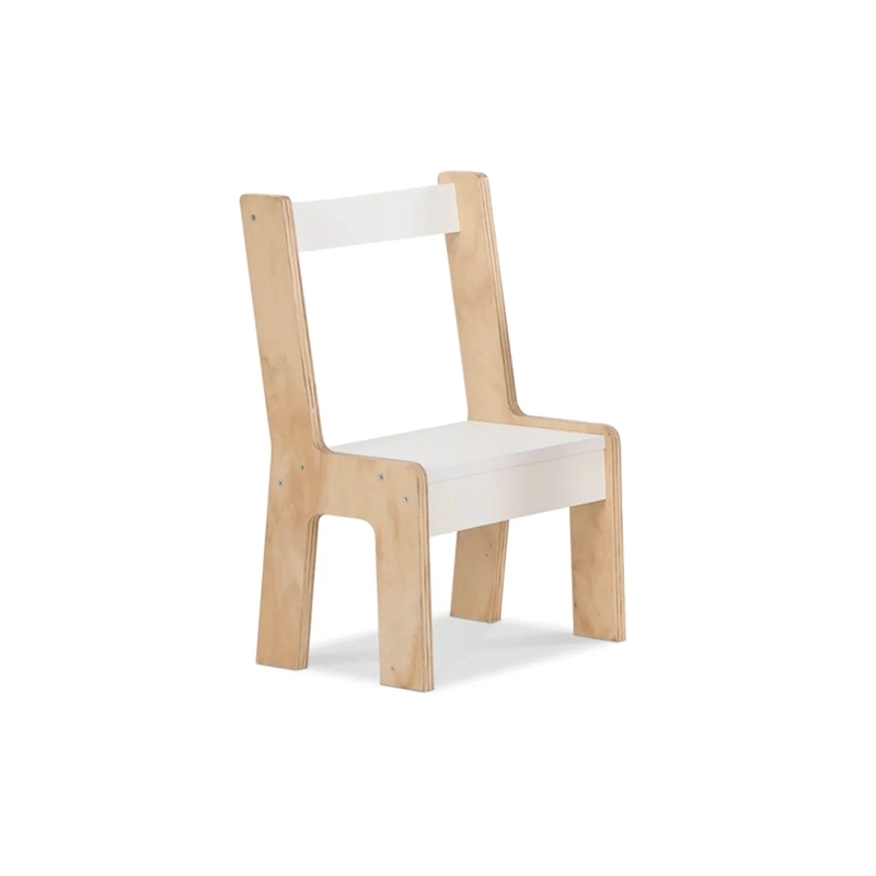 SET MUEBLES INFANTIL CIC MESITA + 2 SILLAS + LIBRERO CAFÉ - 7