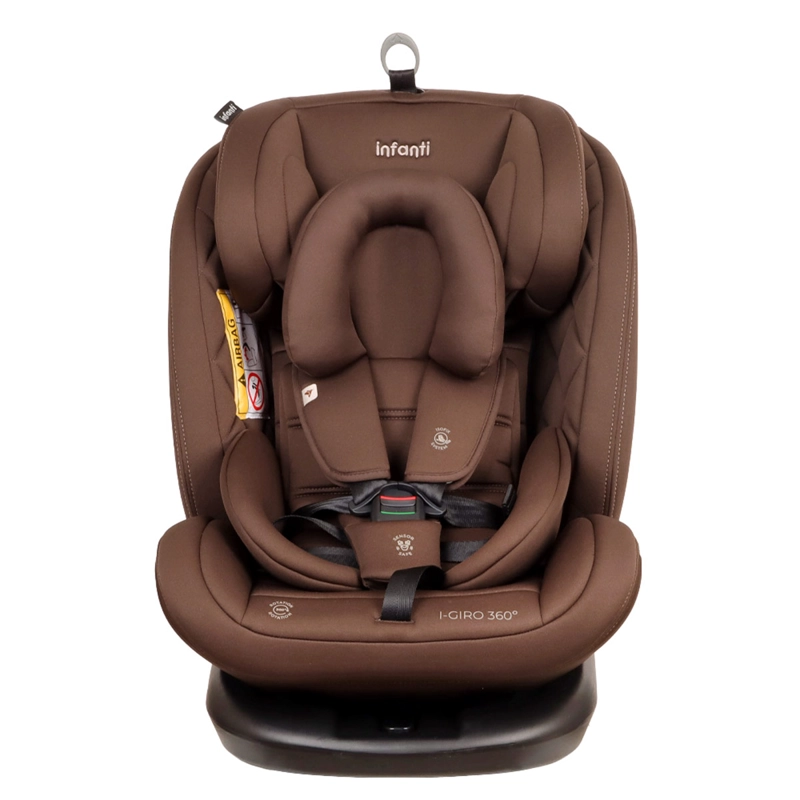 SILLA DE AUTO INFANTI CONVERTIBLE l-GIRO 360° CAFÉ - 2