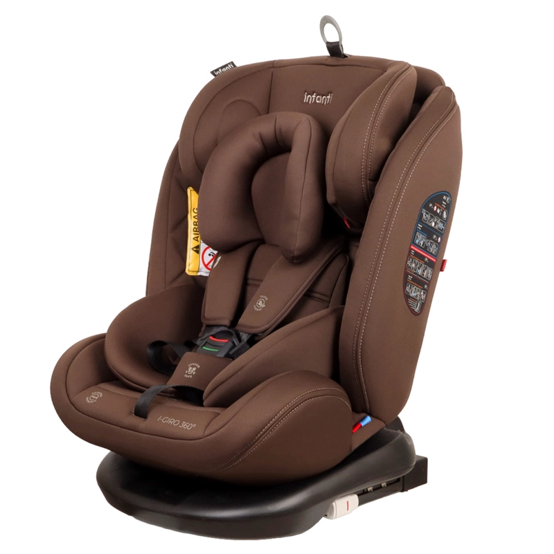 SILLA DE AUTO INFANTI CONVERTIBLE l-GIRO 360° CAFÉ - 3